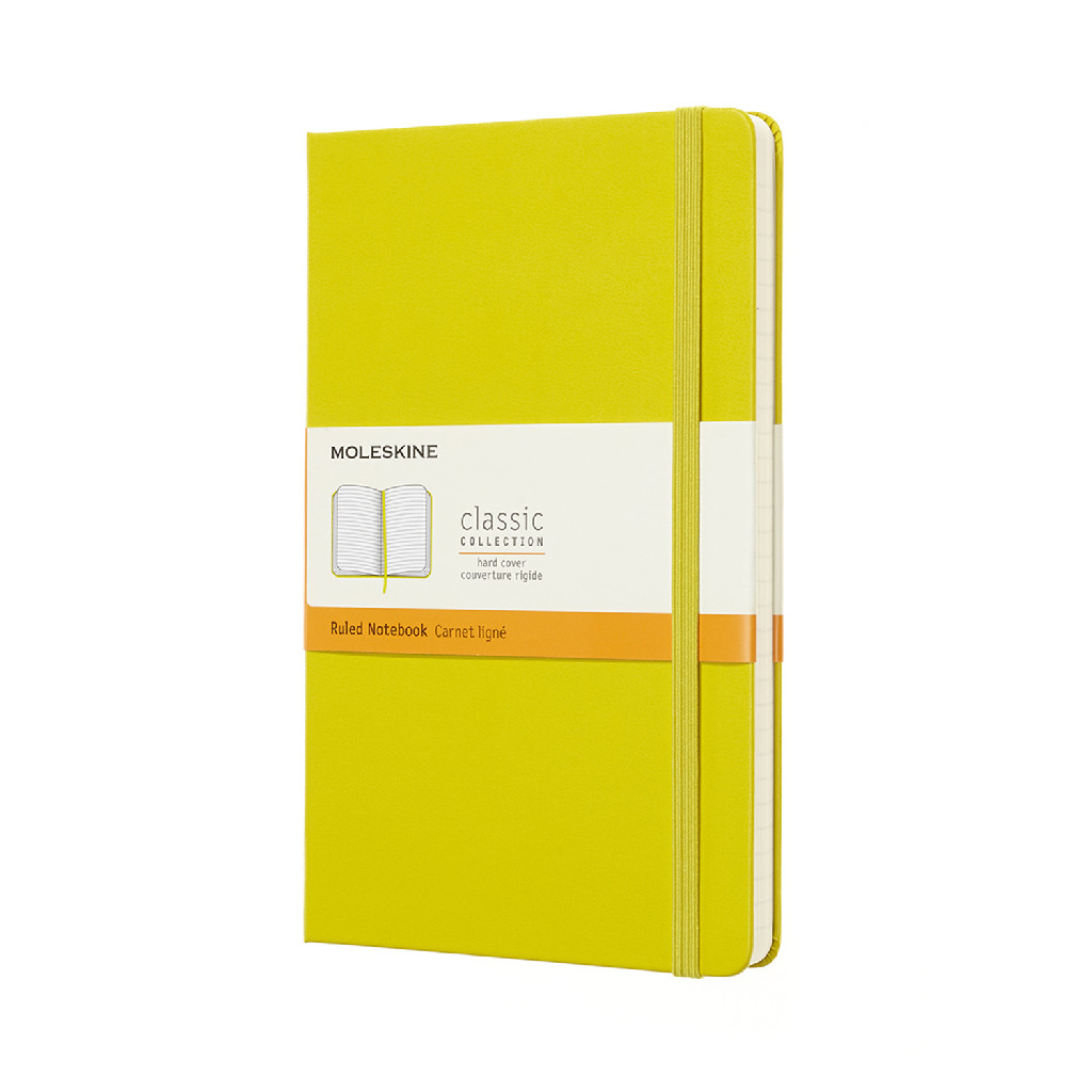 Записник Жовтий середній лінійка, Moleskine Classic, QP060M18