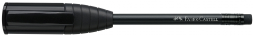 Карандаш чернографитный Perfect Pencil II с точилкой, черный, 186999 Faber-Castell