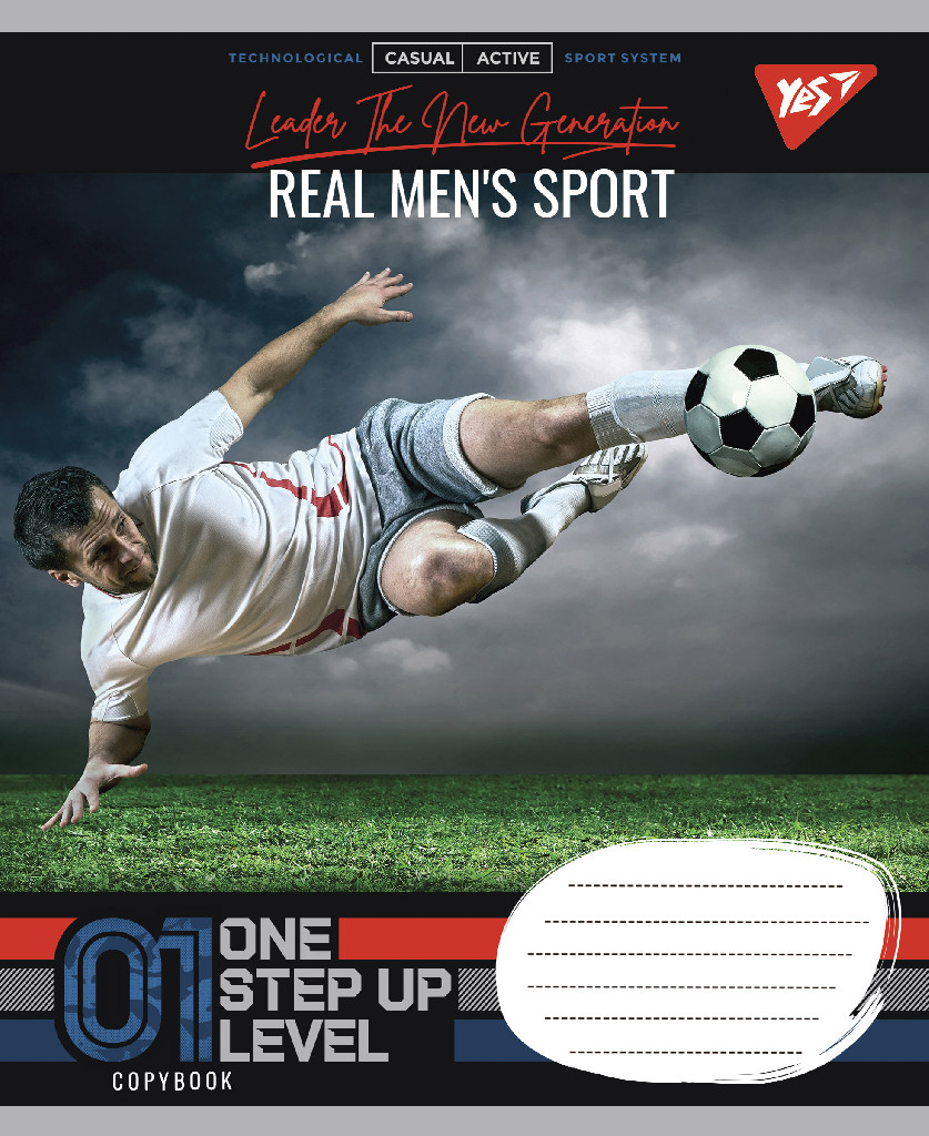 Тетрадь 36 кл. YES Real sport, 765949