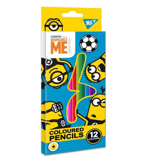 Карандаши YES 12 цв. "Minions", 290587