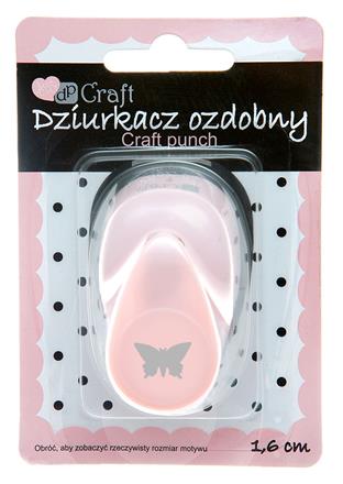 Фігурний дирокол 1,6 см Метелик 2, JCDZ-105-038 DpCraft