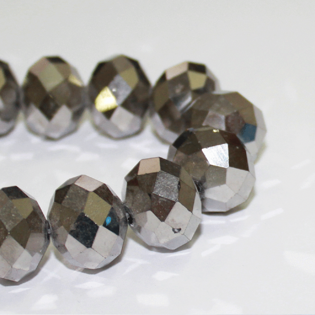 Ожерелье хрустальное на нитке, 11317 SILVER Crystal Art