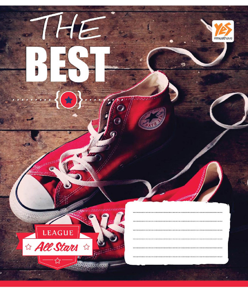 Зошит 48 лін. YES Best keds-17, 761122 (9107)
