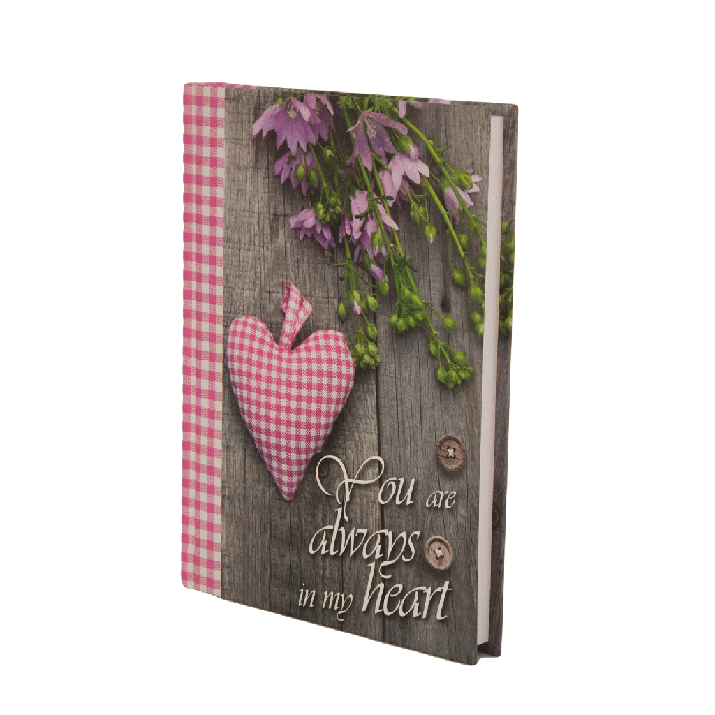 Щоденник недатований Romantic, A5, 288 стр., червоний, BM.2040-05