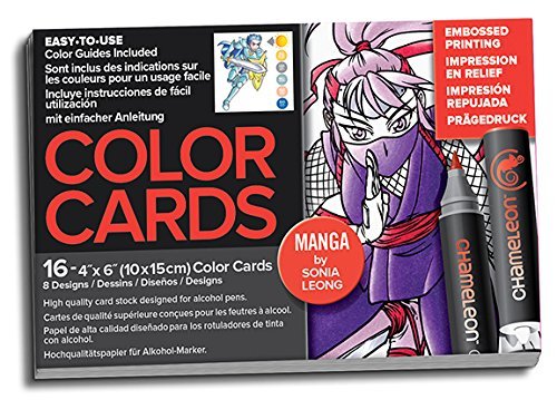 Розмальовка Chameleon Color Cards - Манга, CC0109