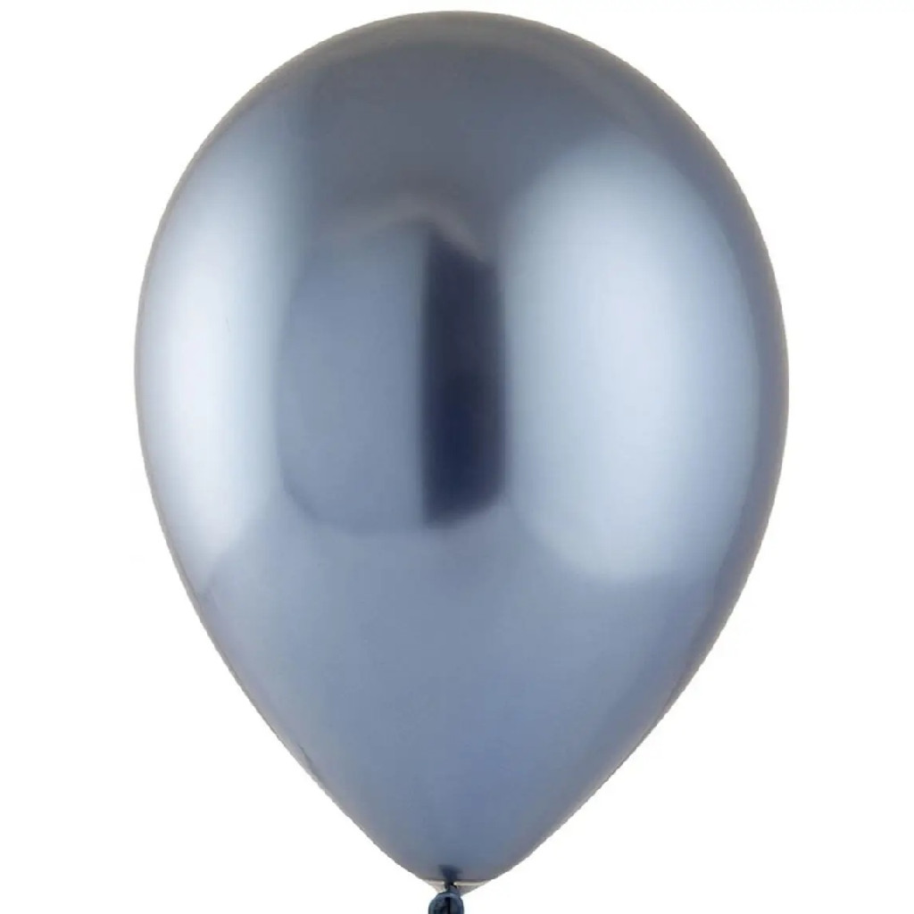 Шарик воздушный 12" хром сатин голубой "Azure", 1102-1848