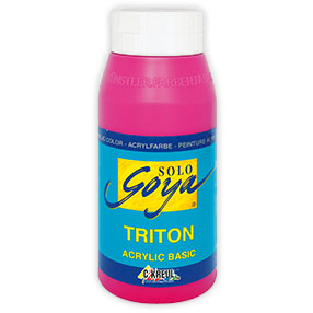 Краска акриловая глянцевая "Solo Goya" Triton 20 мл, фиолетово-красный, KR-17317R