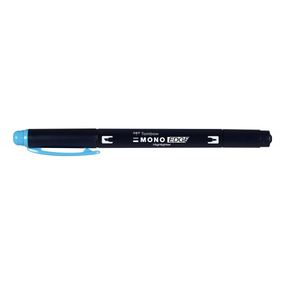 Маркер двосторонній Mono Edge 3,8/0,8 мм WA-TC96, блакитний ТМ "Tombow"