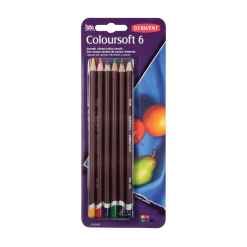 Outlet40 Набор карандашей цветных "Coloursoft" 6 цвет. блистер, 0701025