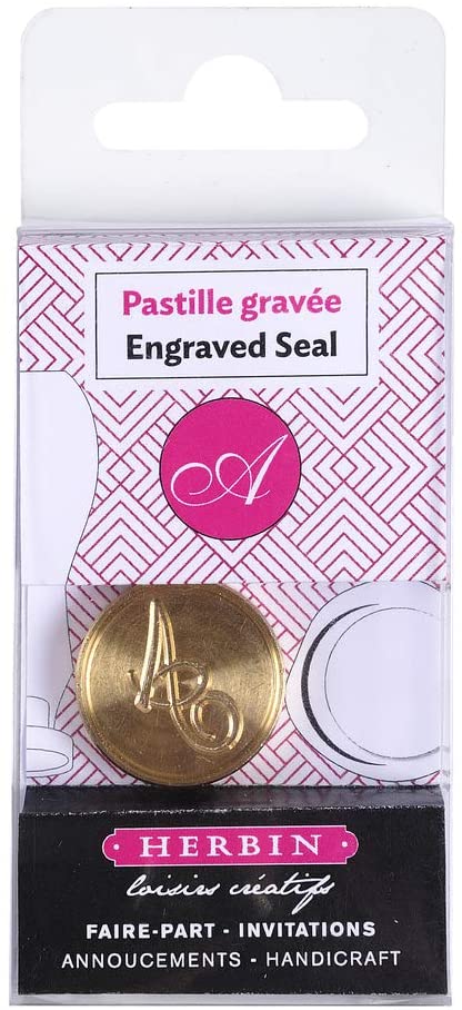 Круглая латунная печать d24 мм англ. буква "Z", 40326T