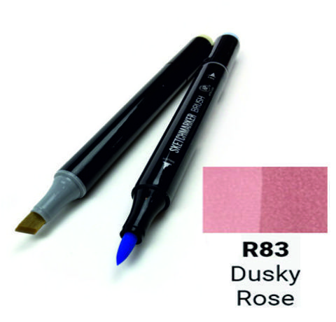 Маркер двусторонний SKETCHMARKER Brush Темная роза, SMB-R83 3