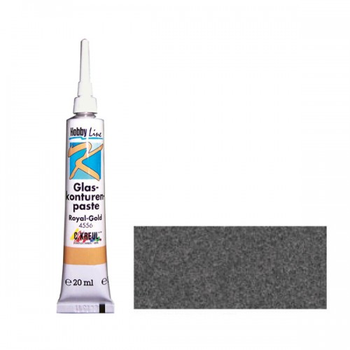 Контур по склу Hobby Line 20 мл, Чорний, KR-4546 Kreul