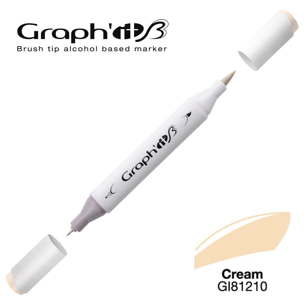 Маркер двосторонній Brushmarker, Кремовий (1210), GI81210 Graph`it