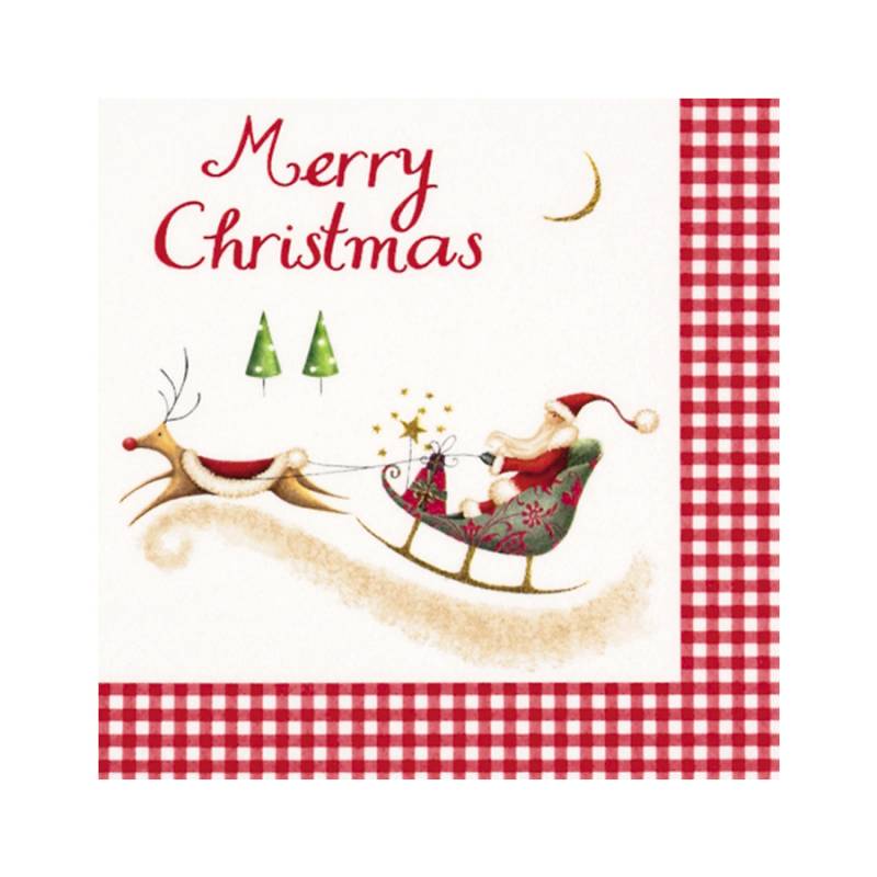 Декупажные салфетки "Merry Christmas", 33*33 см, ti-flair