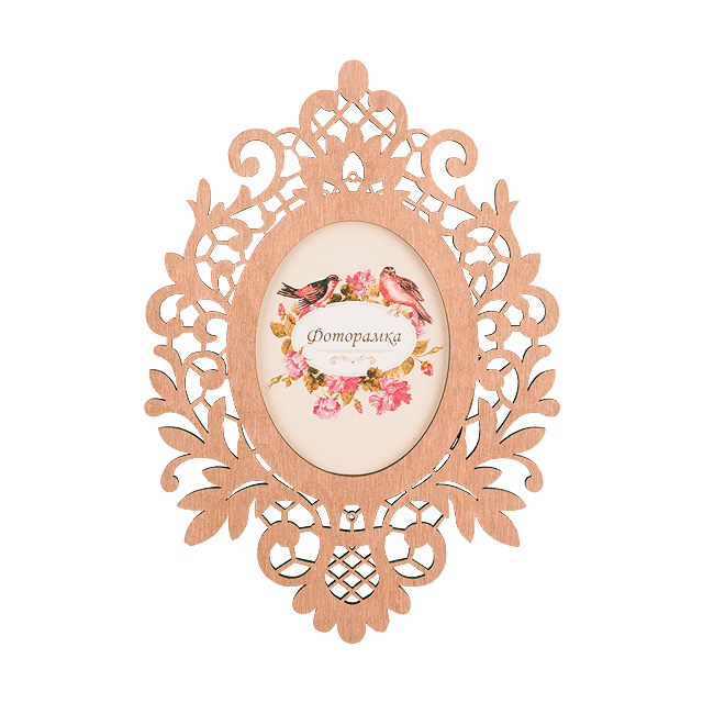 Заготовка фоторамки для декорирования, FLPF-021