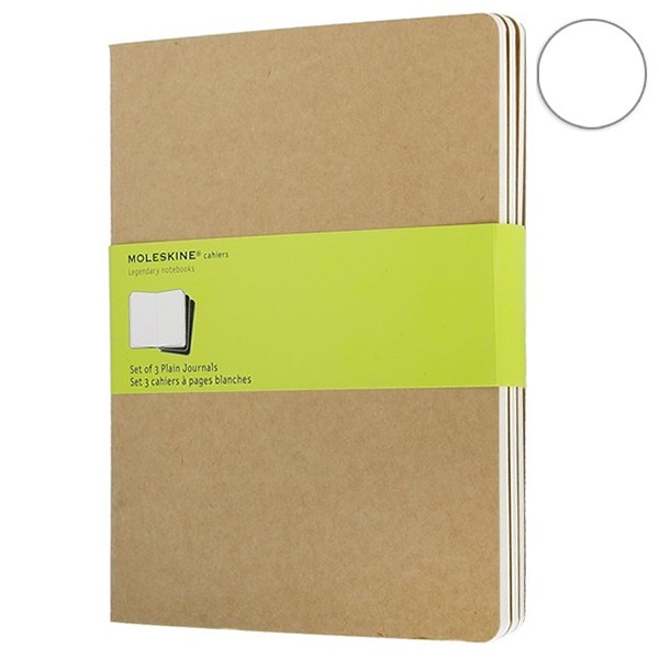 Записник Беж великий нелінований, Moleskine Cahier, QP423