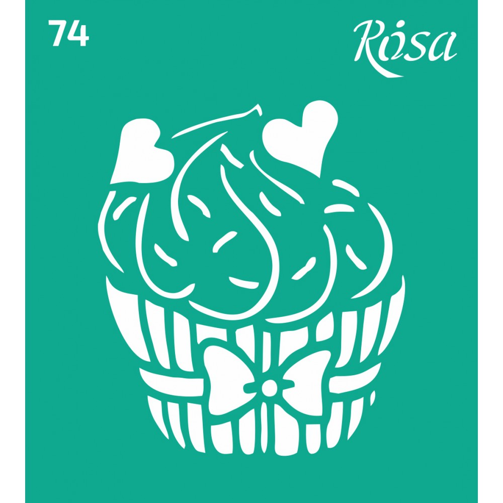 Трафарет самоклеящийся 9*10 см №74 Кухня, Rosa Talent