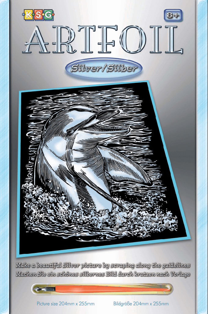 Набір для творчості Sequin Art Artfoil silver Дельфін, SA0608
