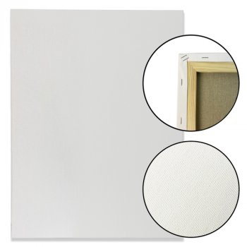 Подрамник 50*50 см, мелкое зерно, акрил, итал. хлопок