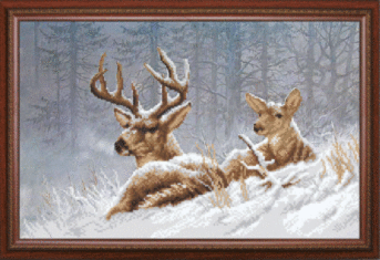 Схема для вышивания бисером СБ-176 39*25 см на авторской канве ТМ "Чарівна мить"