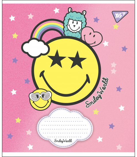 Тетрадь 12 лин. YES "Smiley Llama", 764503