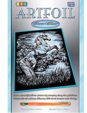 Набор для творчества Sequin Art Artfoil silver Жеребец, SA1033