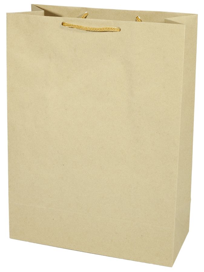 Подарочный пакет 120г, 26*35*12, крафт, K1