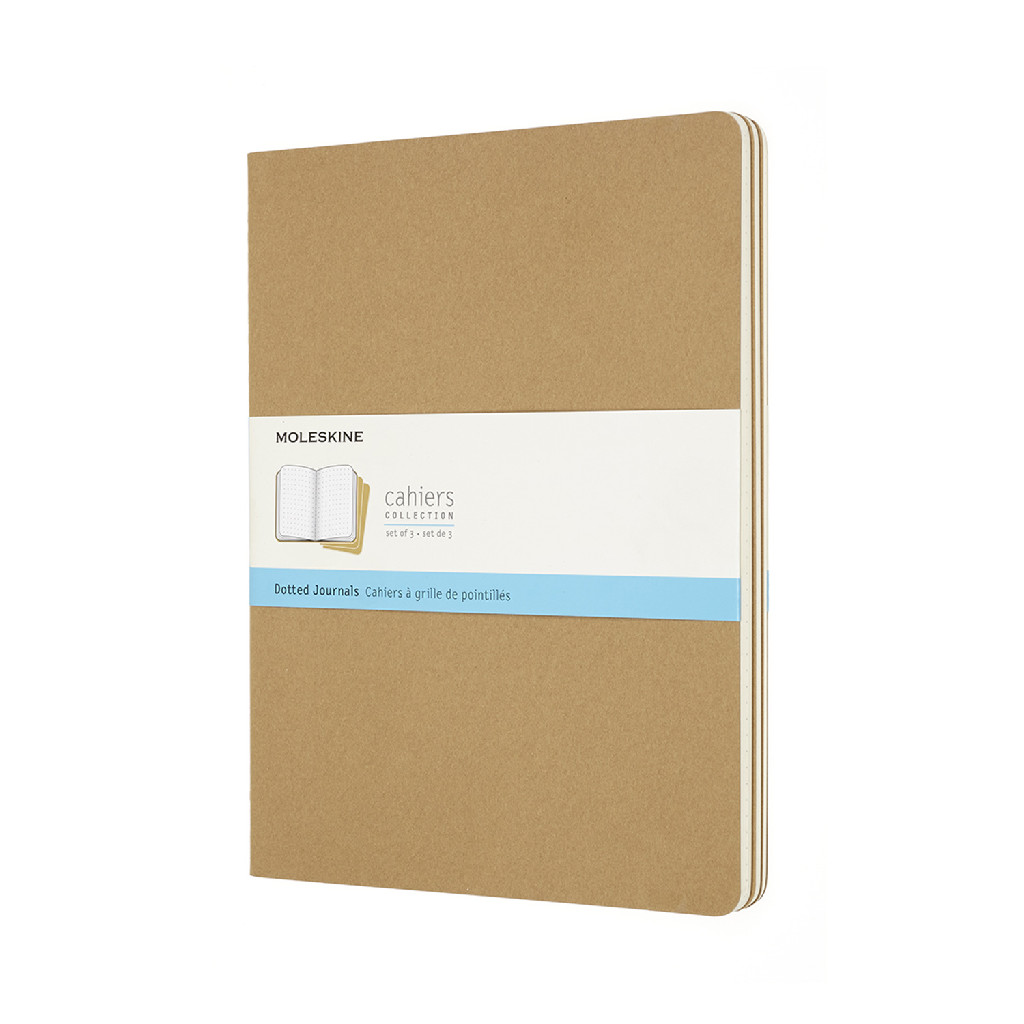 Блокнот Беж большой точка, Moleskine Cahier, QP424