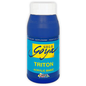 Краска акриловая глянцевая "Solo Goya" Triton 20 мл, ультрамарин, KR-17308R