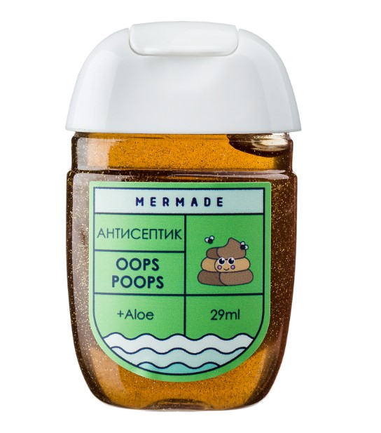 Антисептик для рук "Oops Poops" 29 мл, MR0024, Mermade