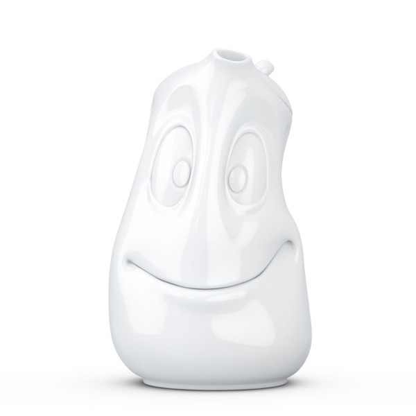 Чайник Good mood Хорошее настроение, белый фарфор, 1200 мл, Tassen, TASS13101/TG