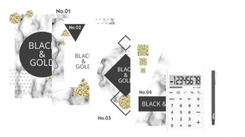 Набір Office "Black & Gold" mini, TM Profiplan 