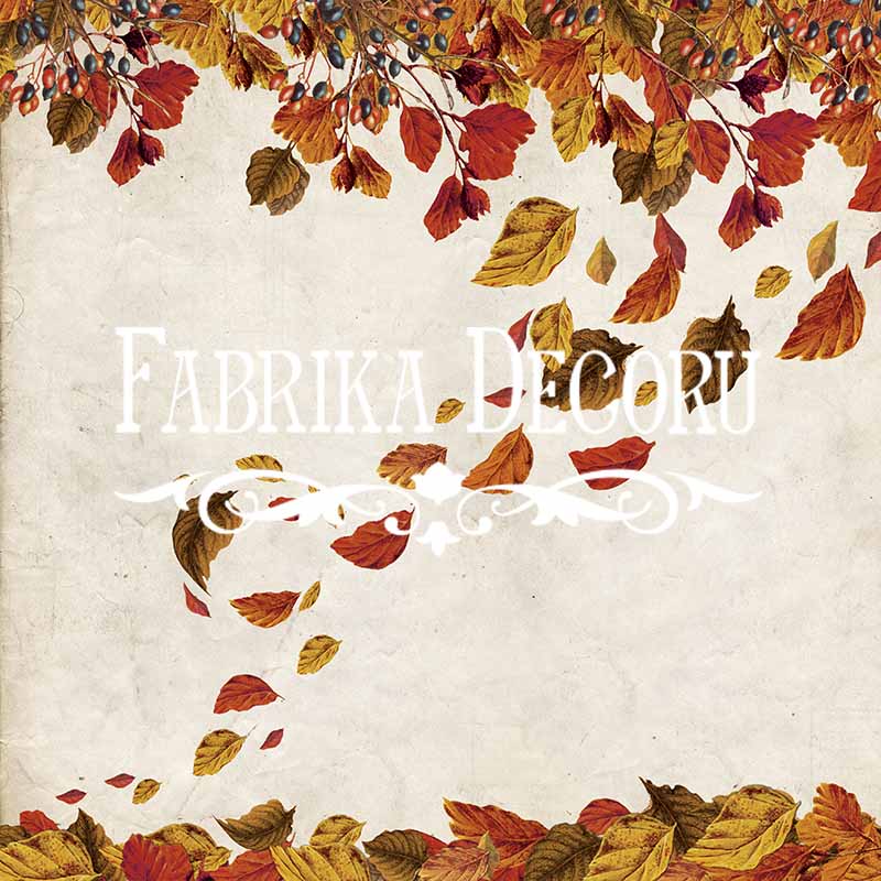 Лист скраппаперу "Botany autumn" 4