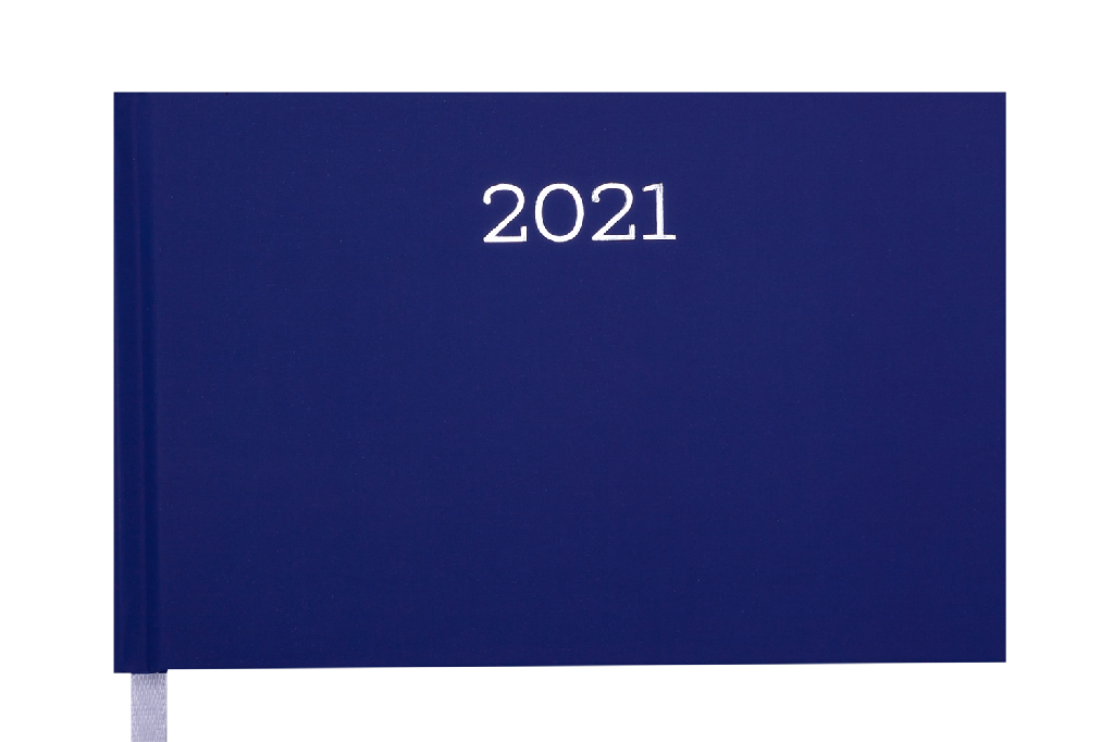 Еженедельник карманный датированный 2021 Monochrome, синий, BM.2751-02