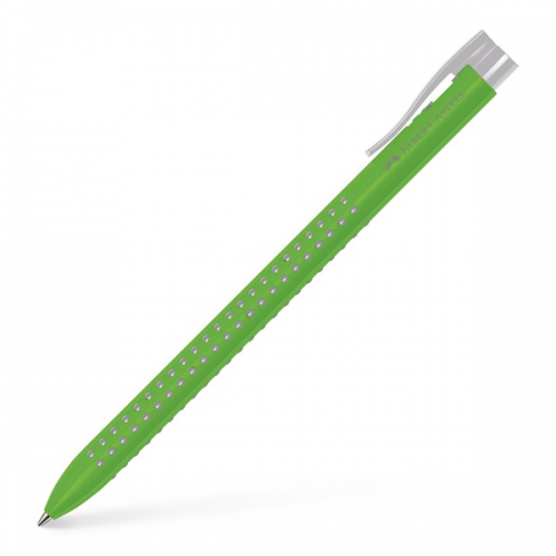 Ручка кулькова автомат. тригранна Grip 2022 світло-зелена, 544666 Faber-Castell ***