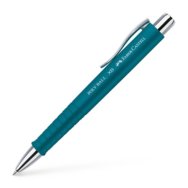 Ручка шариковая Poly Ball XB бирюзовая, 241155 Faber-Castell
