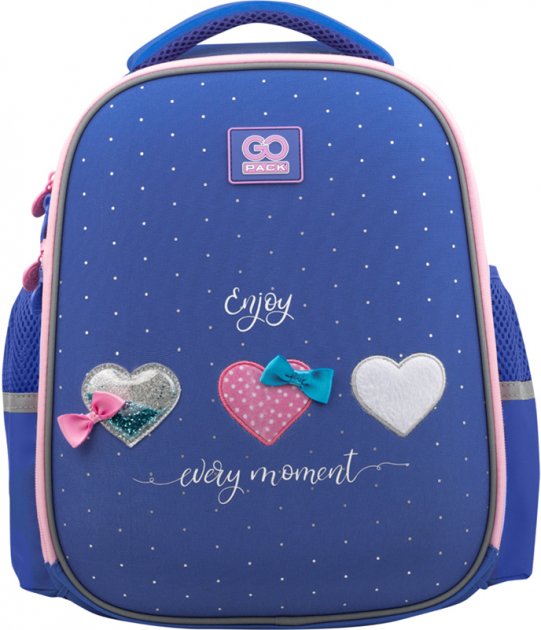 Рюкзак напівкаркасний GoPack Education Hearts 165S-2, GO22-165S-2