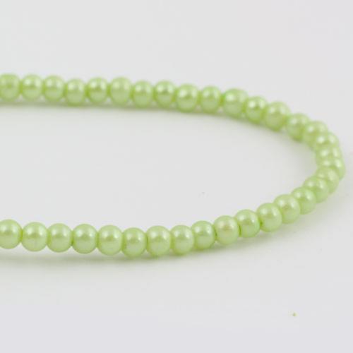 Намисто 4 мм (нитка 80 см*210 шт)  028PD,4mmrd Crystal Art 