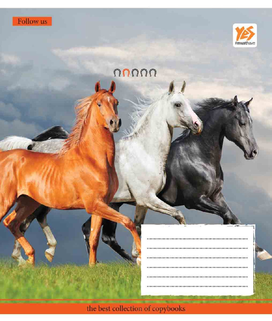 Тетрадь 48 кл. YES Herd of horses-17, 761108