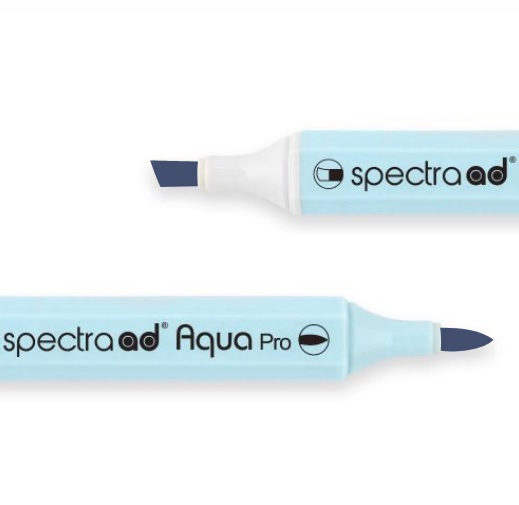 Маркер двосторонній на водній основі Spectra AD 033 Фаянсовий синій, 033-SADAQP