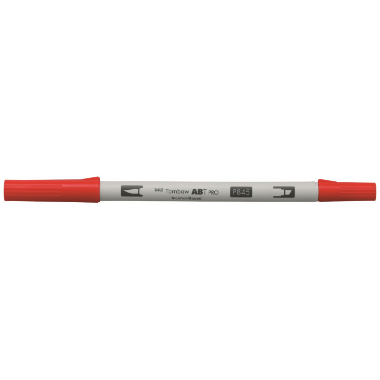Маркер двухсторонний на спиртовой основе ABT PRO ABTP-845, карминовый ТМ "Tombow"