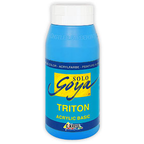 Фарба акрилова глянцева "Solo Goya" Triton 20 мл, блакитний світлий, KR-17316R