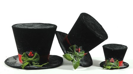 Капелюх чорний 30 см, 9759591 ТМ "A&G"