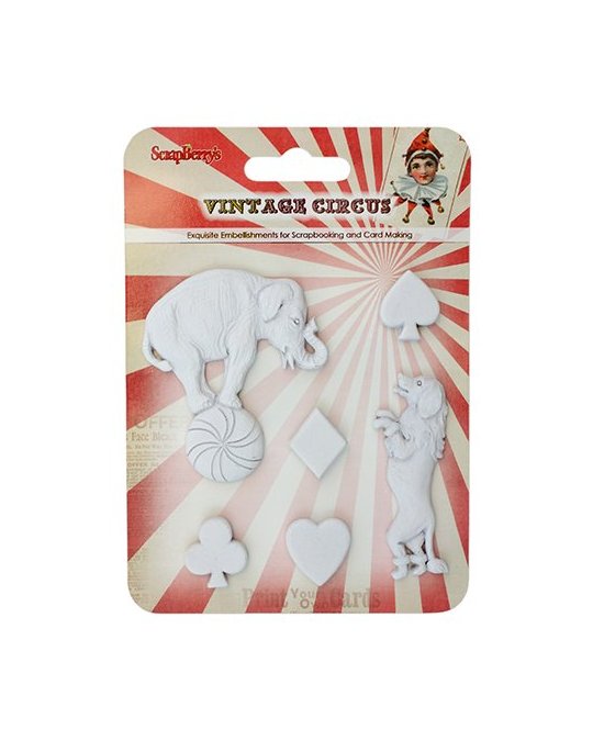 Набор полимерных фигурок Старый цирк. цирковое представление