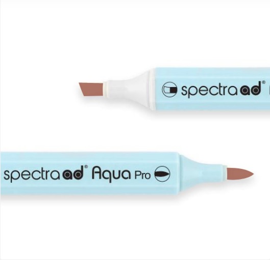 Маркер двосторонній на водній основі Spectra AD 029 Сієна палена, 029-SADAQP
