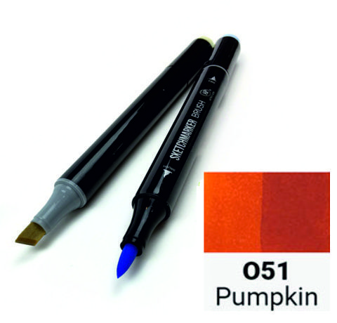 Маркер двосторонній SKETCHMARKER Brush Гарбуз, SMB-O51 3