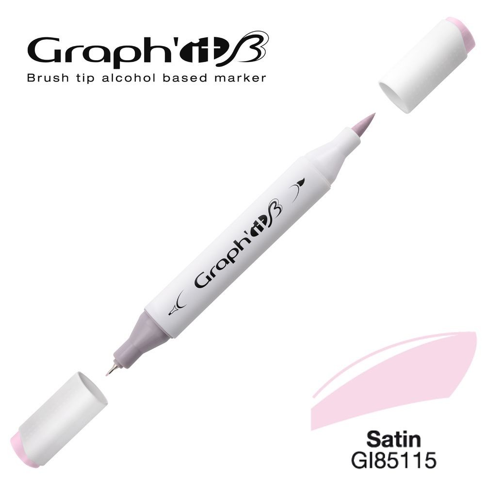 Маркер двосторонній Brushmarker, Сатін (5115), GI85115 Graph`it