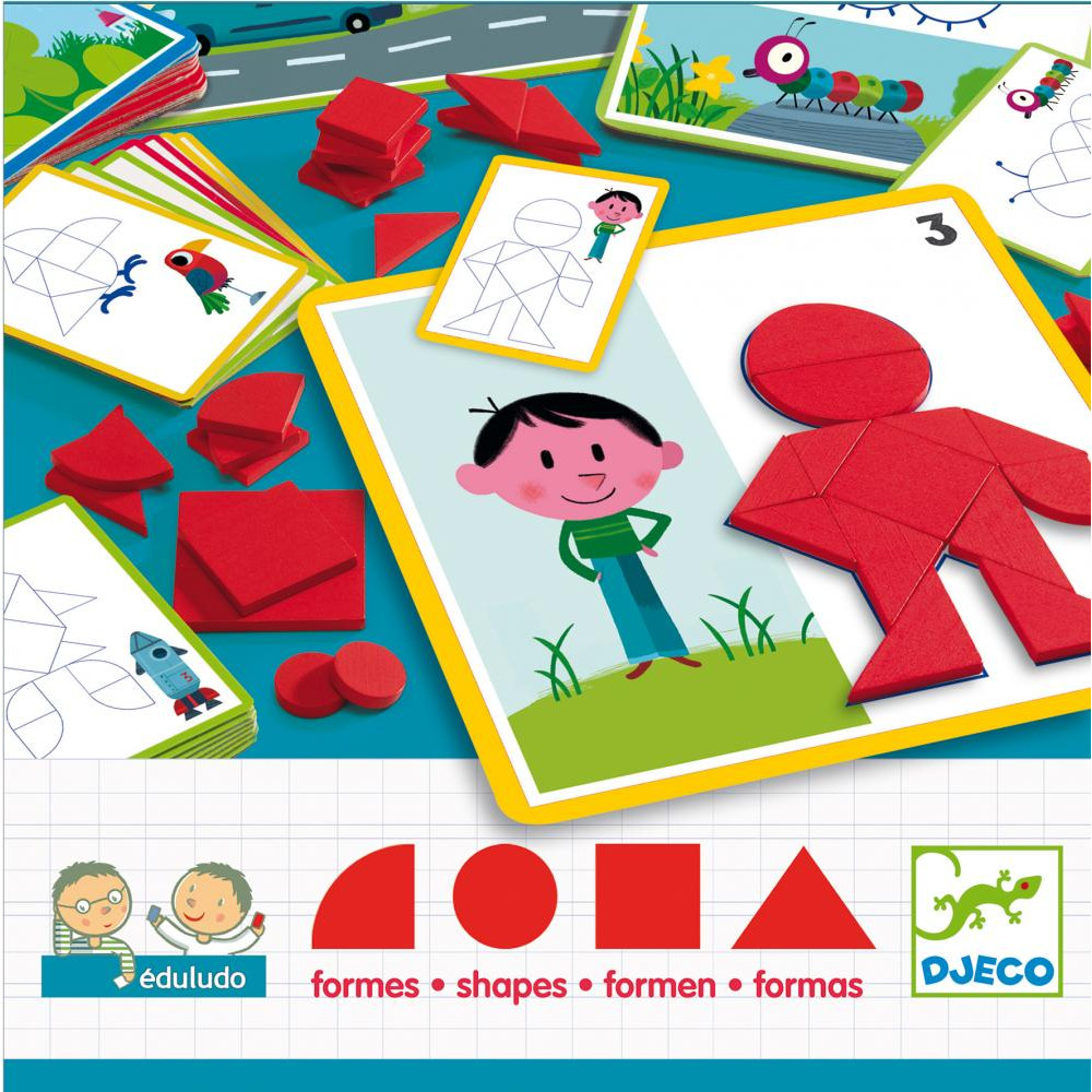 Гра настільна Танграмм "Shapes Eduludo" DJECO, DJ08300