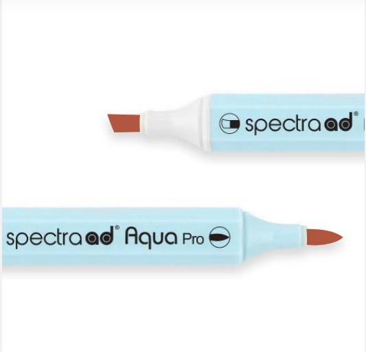 Маркер двосторонній на водній основі Spectra AD 031 Коричнева марена, 031-SADAQP
