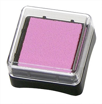 Штемпельная подушка с пигментными чернилами, розовая, 2,5х2,5 см Heyda 204888453